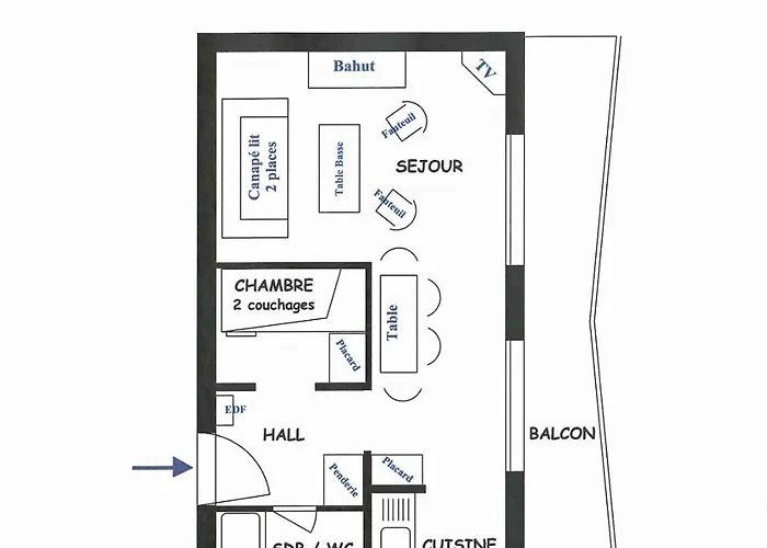 Апартаменти 2 Alpes - Le Venosc - 4 Personnes - Parking Compris *