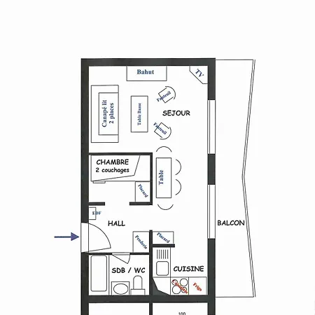 Appartement 2 Alpes - Résidence Le Venosc - 4 Personnes - Parking Compris *